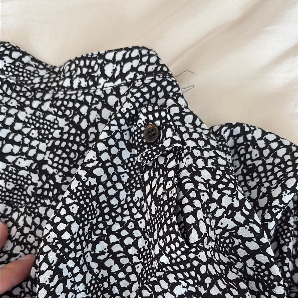 Calvin Klein Patterned Button-Up Blouse - image 6